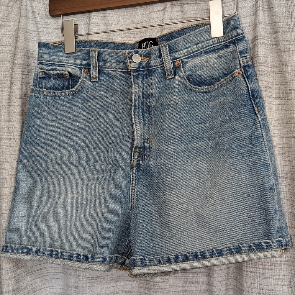 BDG Mom High-Rise Denim Shorts